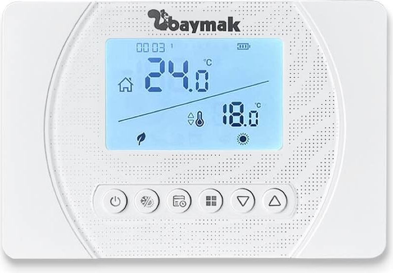 Baymak Logı S Kablosuz Oda Termostatı