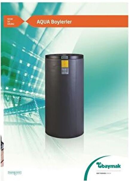 Baymak 120 Lt Aqua Tek Serpantinli Hızlı Boyler Uzun Kullanım Ömrü ile 3 Yıl Garanti