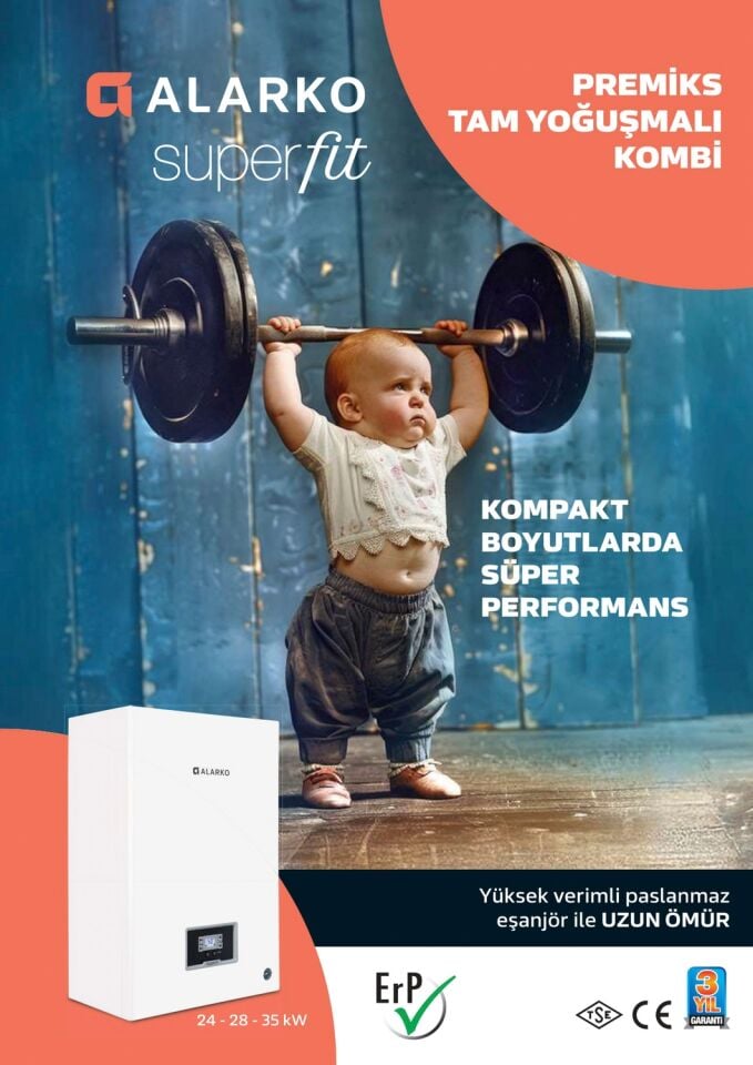 Alarko Super Fit Suf 24 Premiks Tam Yoğuşmalı Kombi