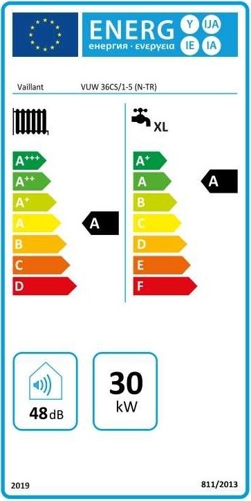 Vaillant Ecotec 36CS/1-5 Plus 30/36 Kw 26.000 Tam Yoğuşmali Kombi