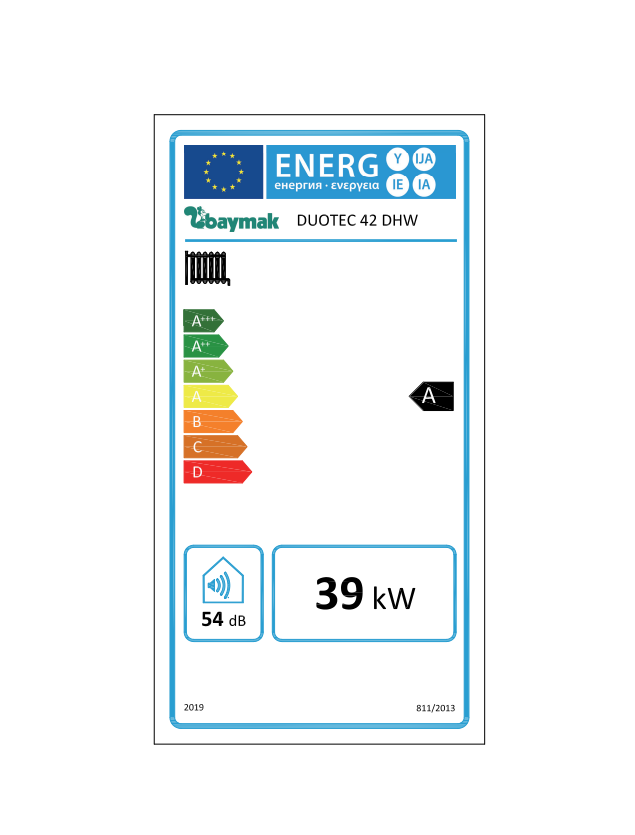 Baymak Duotec 42 kW DHW Boyler Çıkışlı Tam Yoğuşmalı Kombi