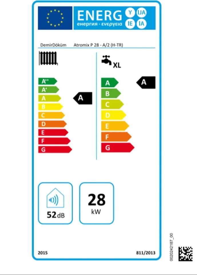 DemirDöküm Atromix P 28 kw Yoğuşmalı Kombi (Baca Dahil)