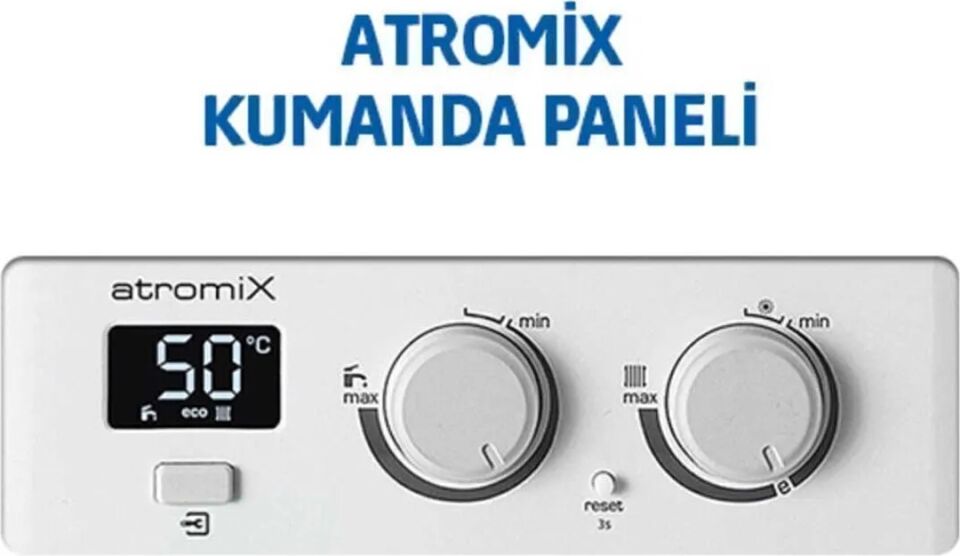 DemirDöküm Atromix P 24 kw Yoğuşmalı Kombi (Baca Dahil)