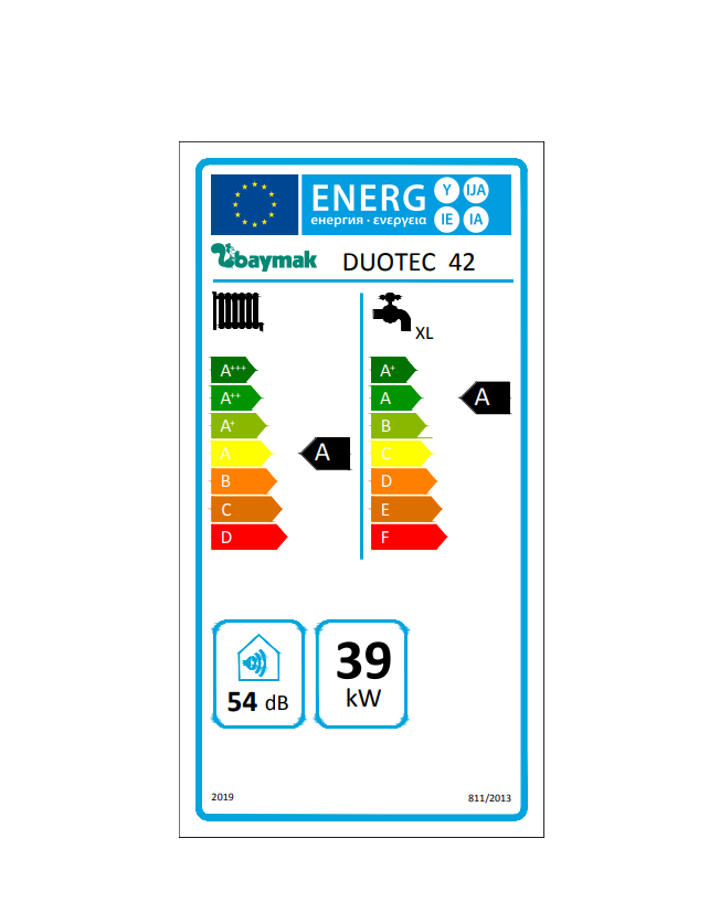 Baymak Duotec 42 kW Tam Yoğuşmalı Kombi