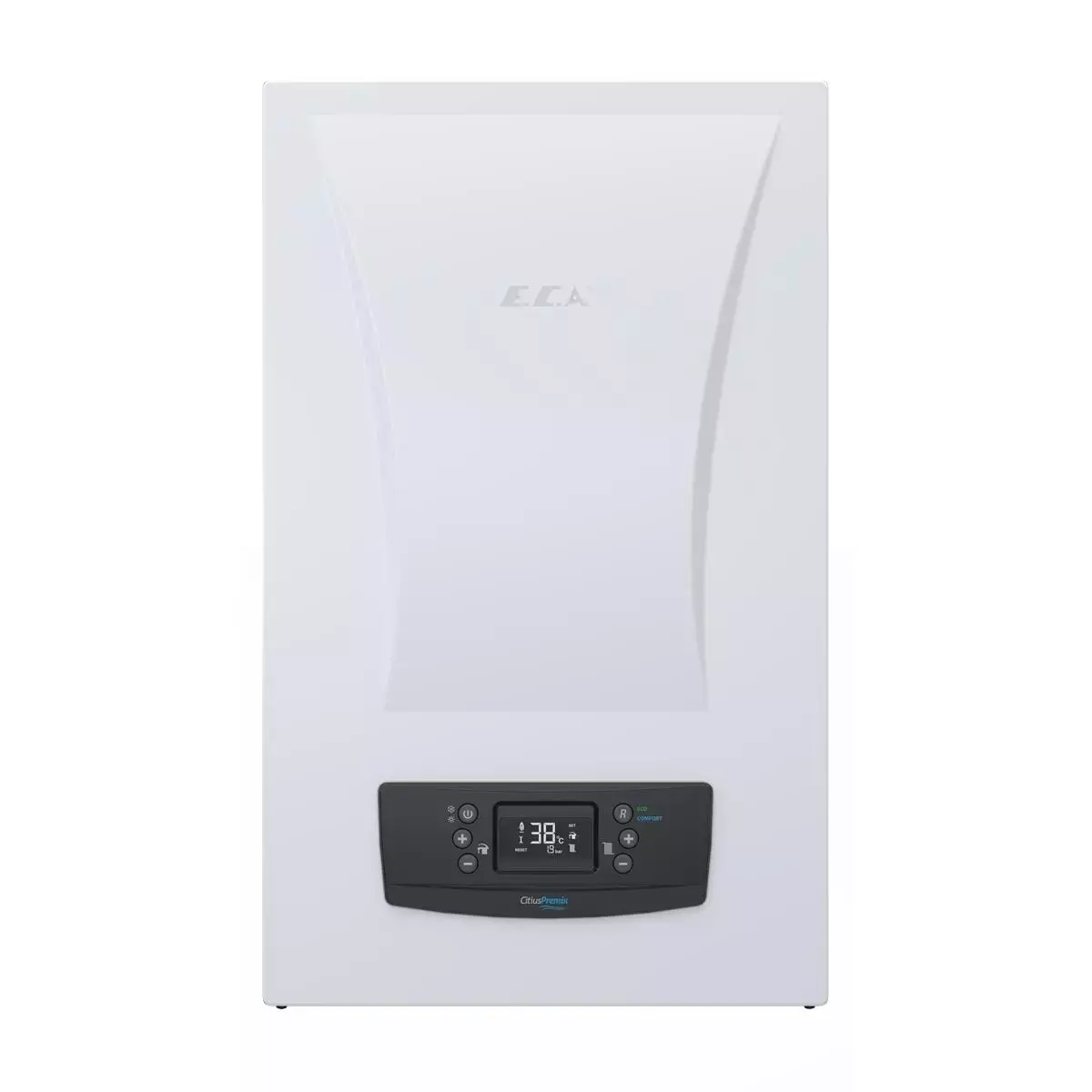 E.C.A. Citius Premix 24/24 Kw (20.000 Kcal) Tam Yoğuşmalı Kombi Hermetik Baca ile Yüksek Verim