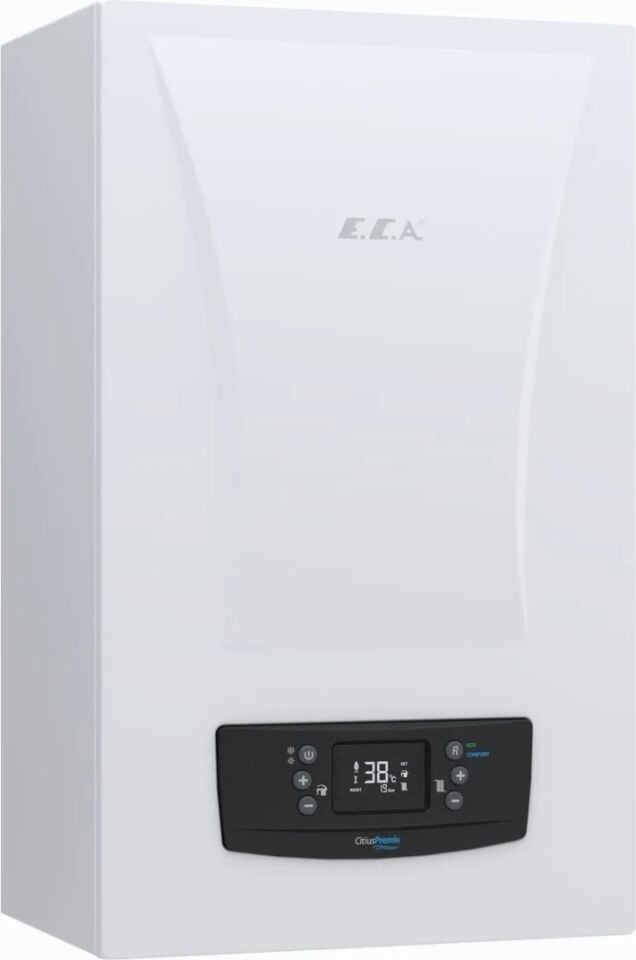E.C.A. Citius Premix 24KW Erp Yoğuşmali Hermetik Kombi+Baca Kiti
