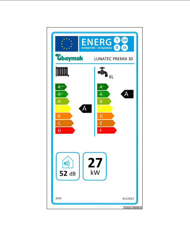 Baymak Lunatec Premix 30 kW Tam Yoğuşmalı Kombi