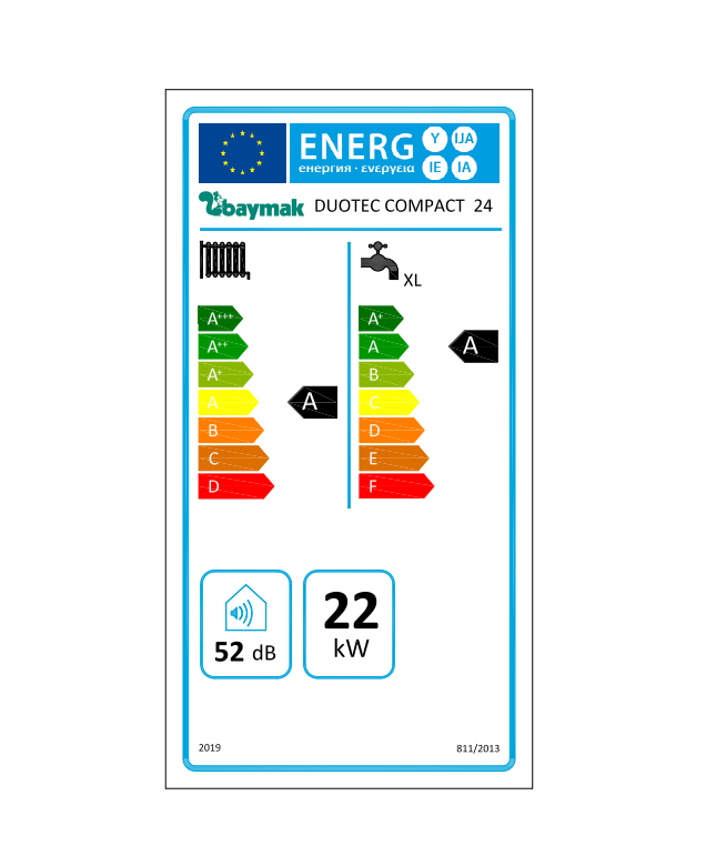 Baymak Duotec Compact 24 kW Tam Yoğuşmalı Kombi