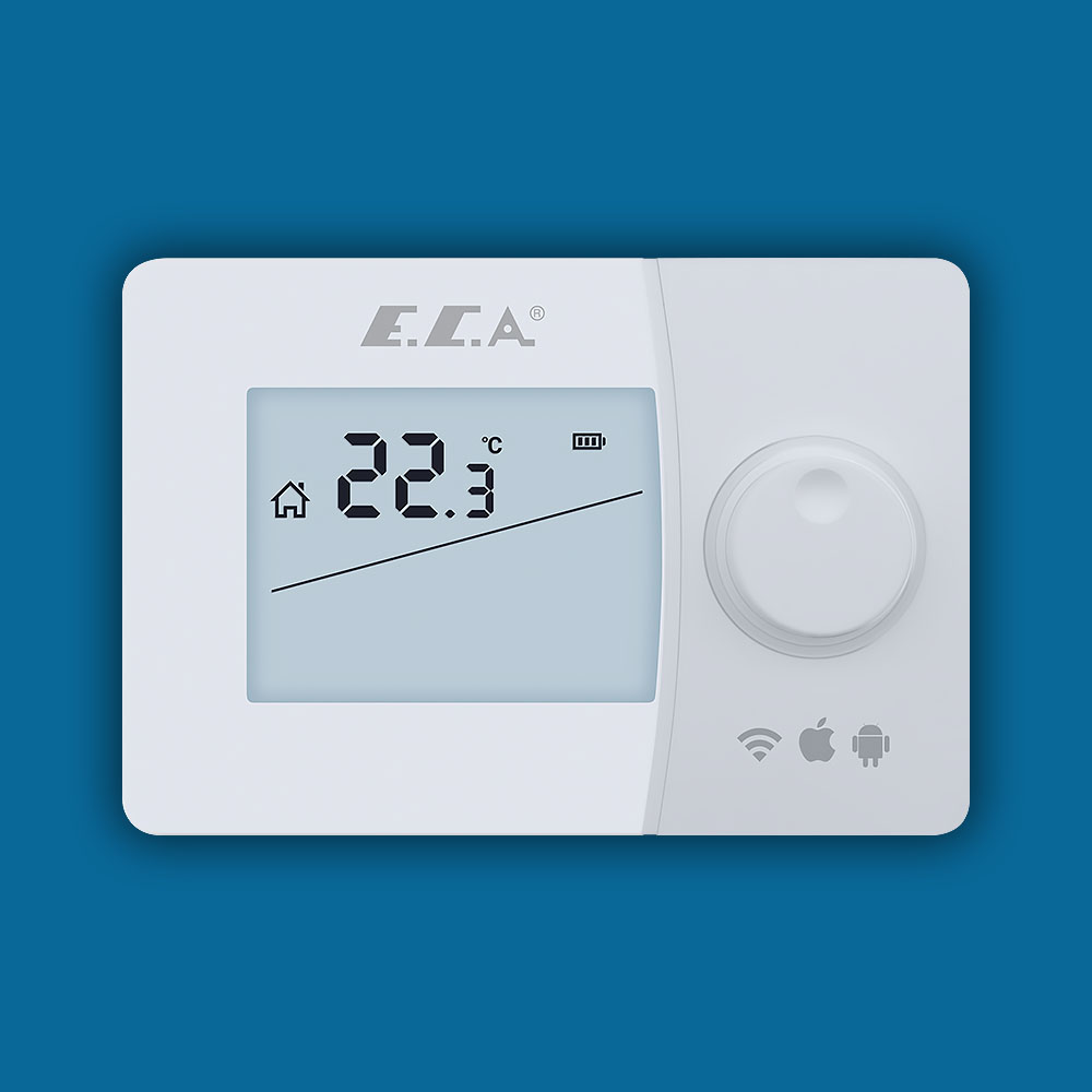 E.C.A. Poly Smart Akıllı Oda Termostatı Kablosuz Wifi E.C.A. Poly Smart Akıllı Oda Termostatı Kablosuz Wifi